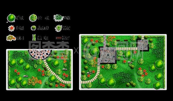 綠化平面圖圖片