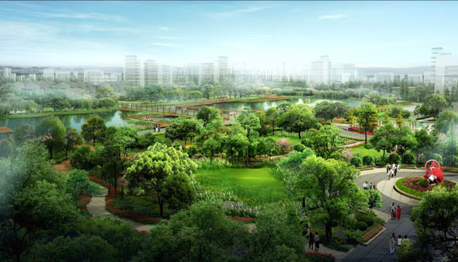 園林公園景觀設(shè)計(jì)PSD素材