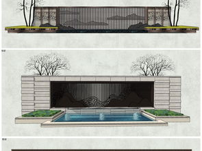 精品山水景墻 融合傳統(tǒng)與現(xiàn)代的園林景觀設(shè)計(jì)