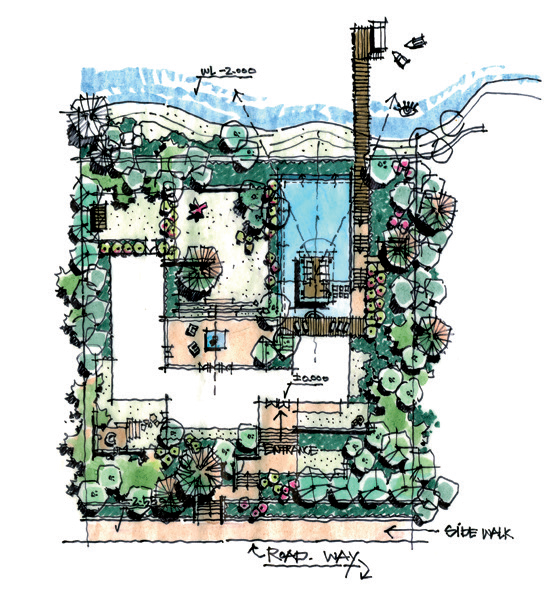 解構與重構 景觀設計思維中的草圖語言探索